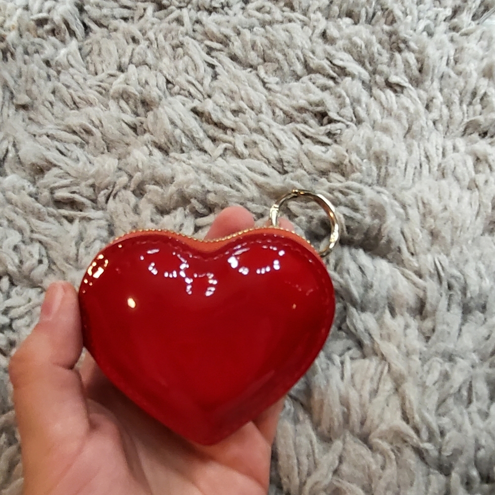 3d heart coin purse